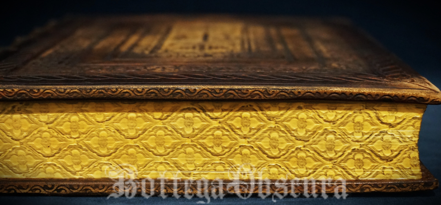 Monastic style journal, large size, personalized journal