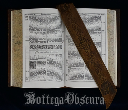 The Holy Bible 1611 edition King James Version — Hand-Sewn & Traditionally Hand-Bound