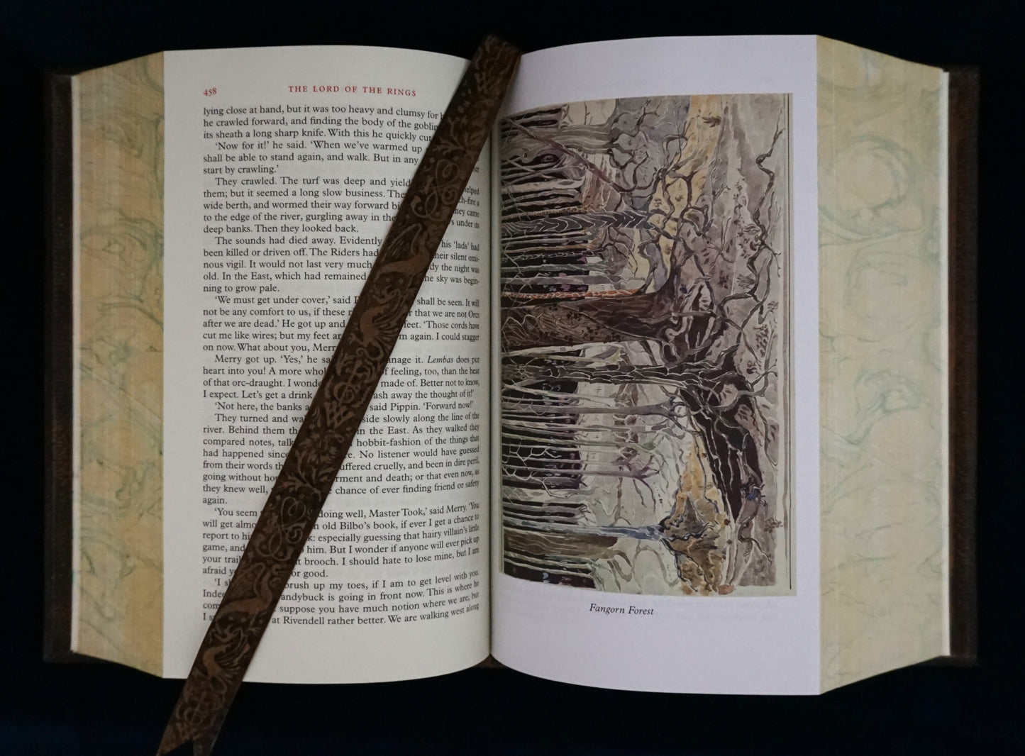 The Lord of the Rings — Hand-Sewn & Traditionally Hand-Bound (Illustrated by J.R.R. Tolkien)