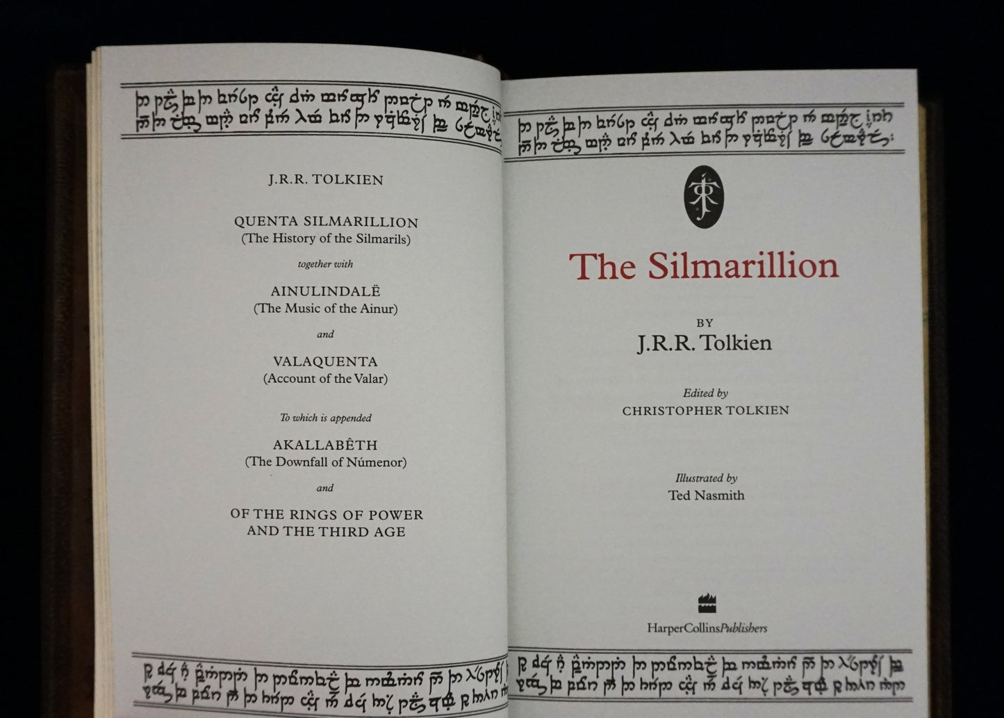 The Silmarillion — Hand-Sewn & Traditionally Hand-Bound (Illustrated by Ted Nasmith)