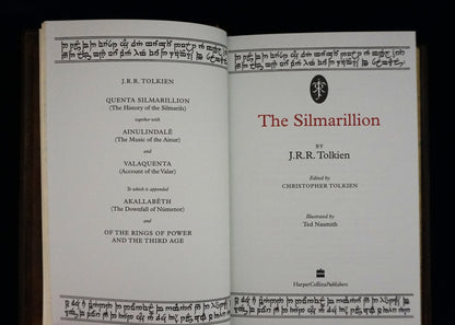 The Silmarillion — Hand-Sewn & Traditionally Hand-Bound (Illustrated by Ted Nasmith)