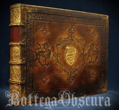 Antique-style journal—landscape size—personalized journal