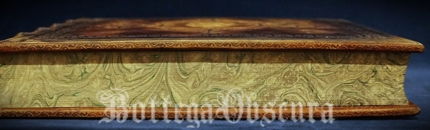 Antique-style journal—landscape size—personalized journal