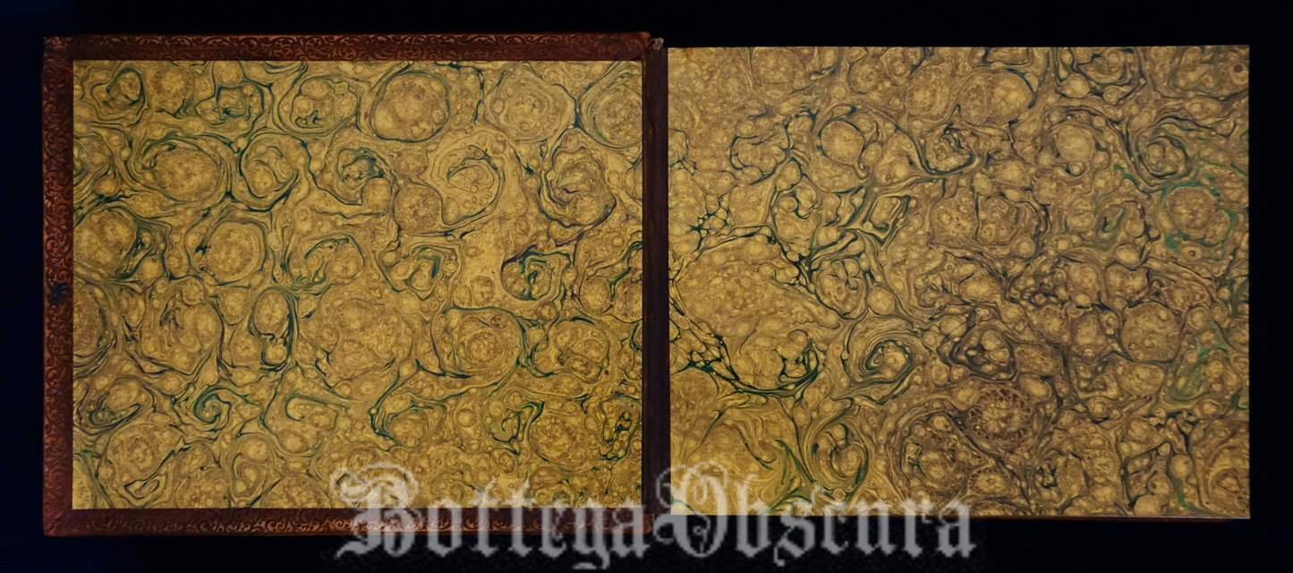 Antique-style journal—landscape size—personalized journal