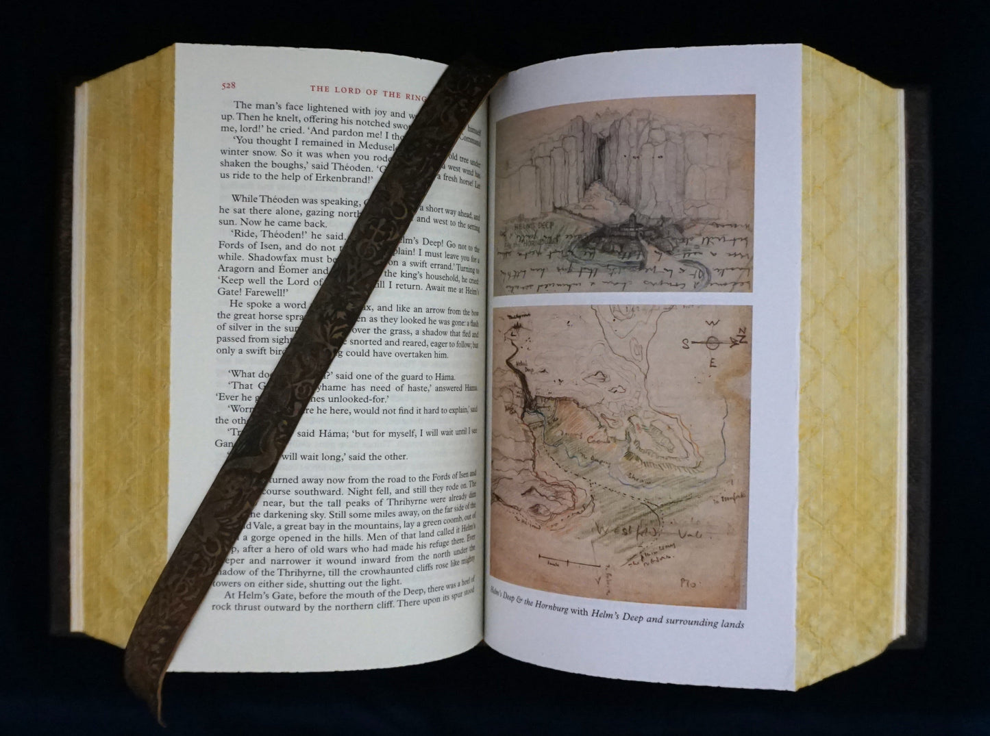 The Lord of the Rings — Hand-Sewn & Traditionally Hand-Bound (Illustrated by J.R.R. Tolkien)