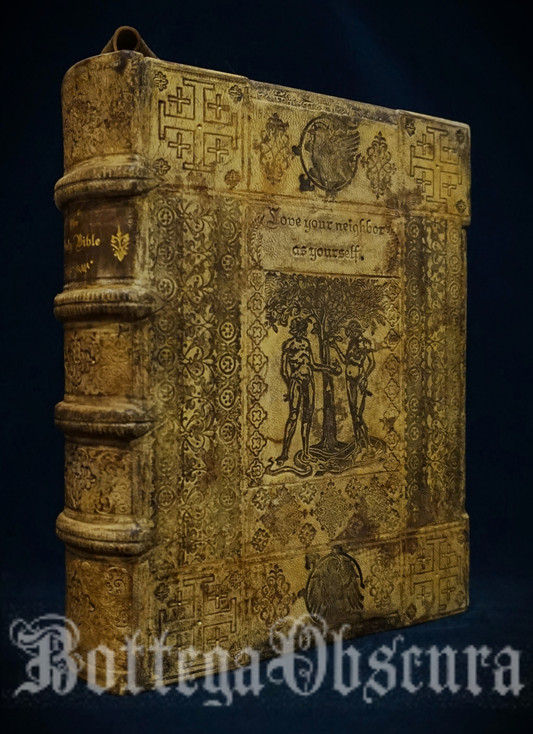 Monastic Style Holy Bible—KJV— Hand-Sewn & Traditionally Hand-Bound