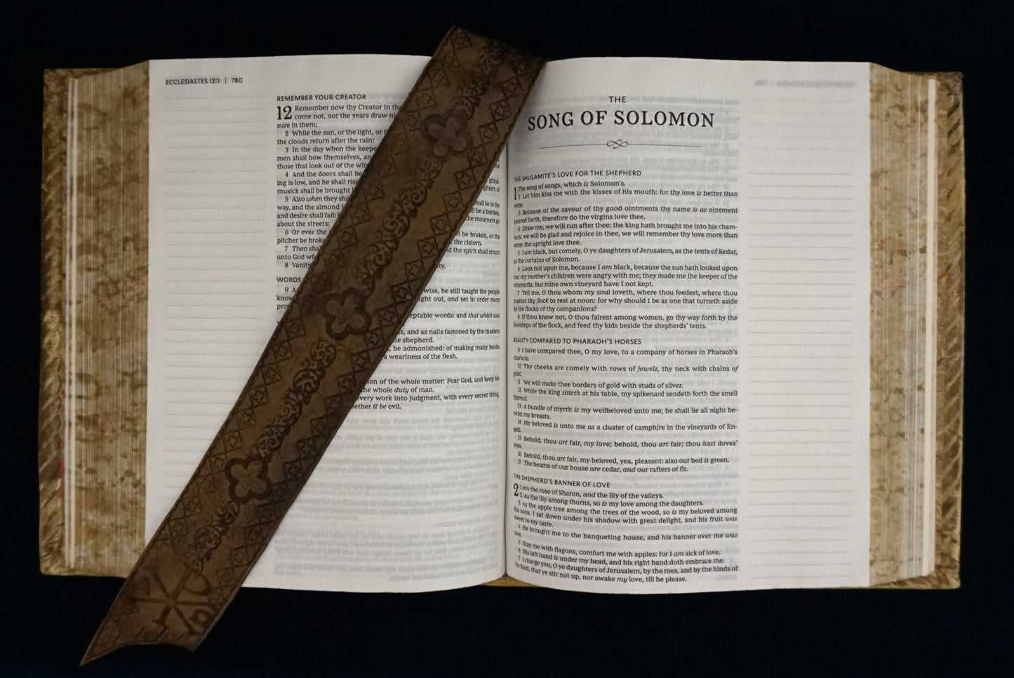 Monastic Style Holy Bible—KJV— Hand-Sewn & Traditionally Hand-Bound