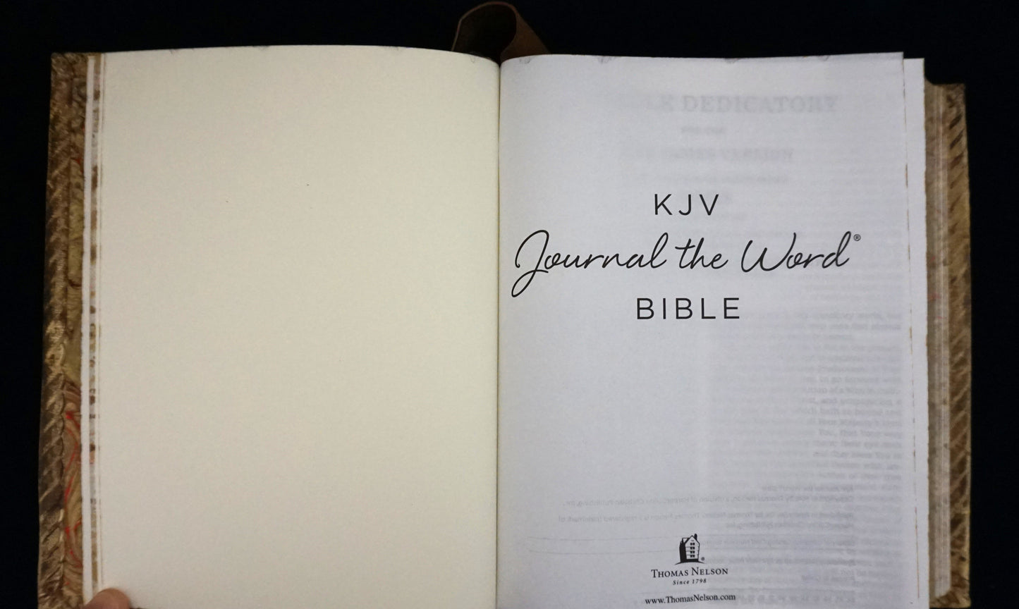 Monastic Style Holy Bible—KJV— Hand-Sewn & Traditionally Hand-Bound