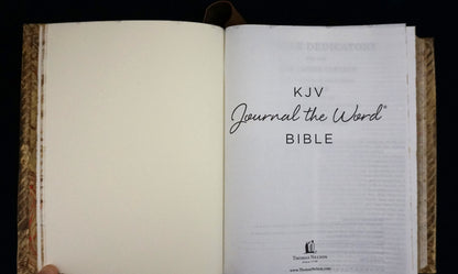 Monastic Style Holy Bible—KJV— Hand-Sewn & Traditionally Hand-Bound