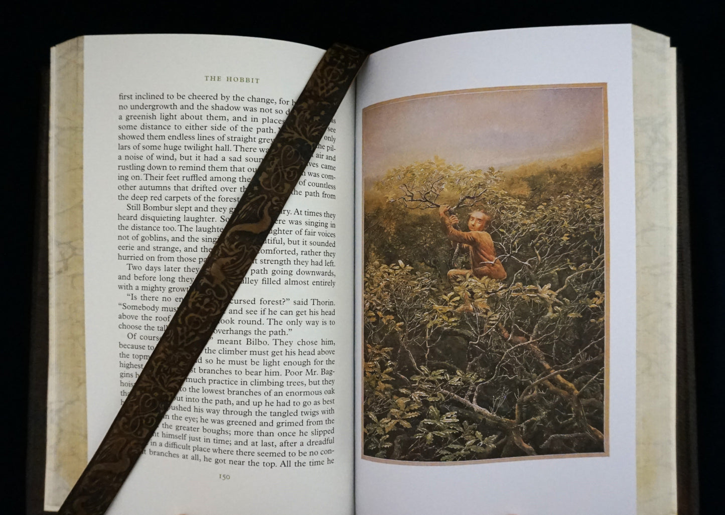 The Hobbit — Hand-Sewn & Traditionally Hand-Bound (Illustrated by Alan Lee)