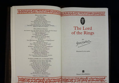 The Lord of the Rings — Hand-Sewn & Traditionally Hand-Bound (Illustrated by J.R.R. Tolkien)