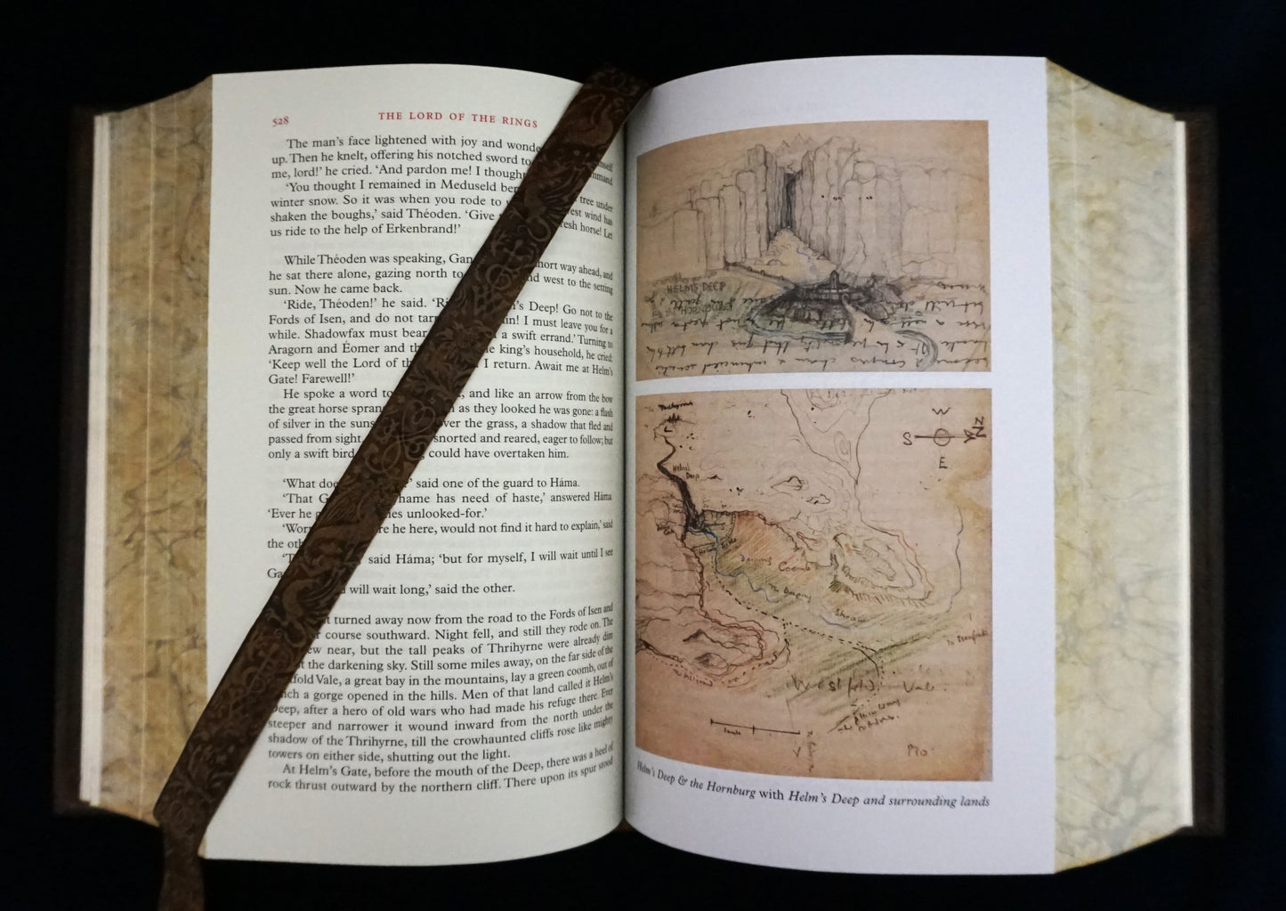 The Lord of the Rings — Hand-Sewn & Traditionally Hand-Bound (Illustrated by J.R.R. Tolkien)