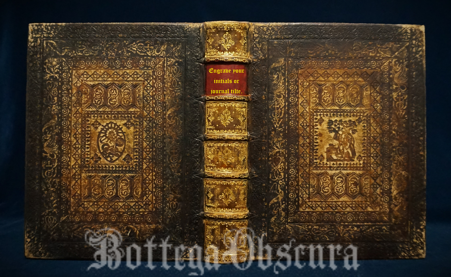 Antique mystical style journal — large journal — personalized journal